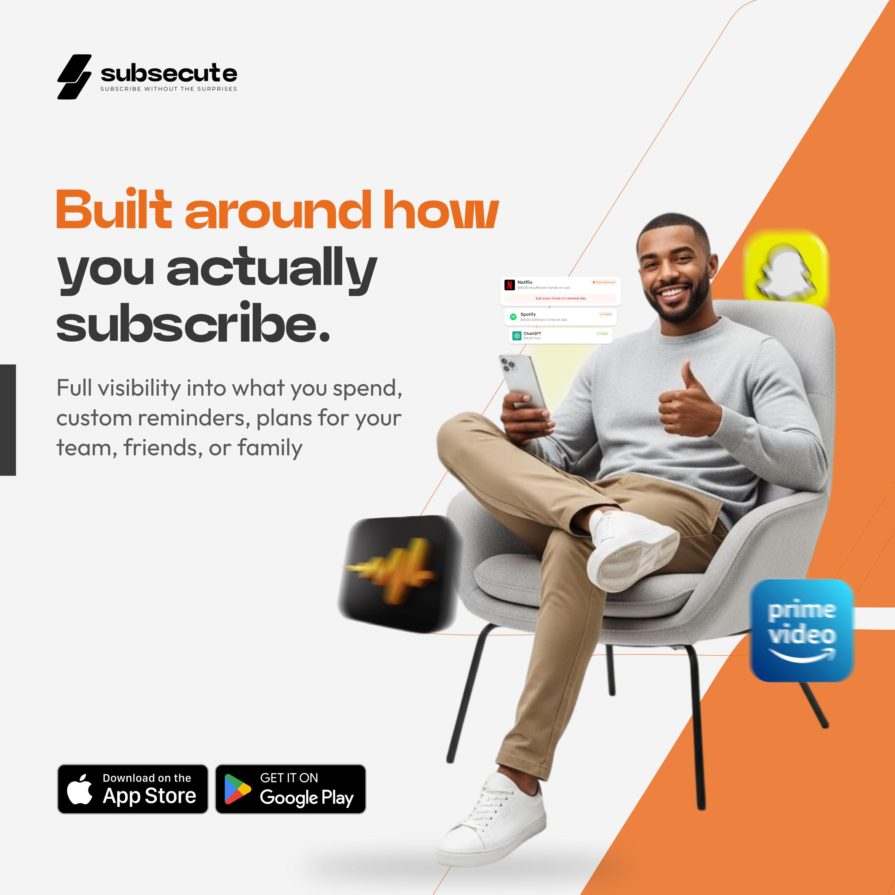 An app built around how people actually subscribe